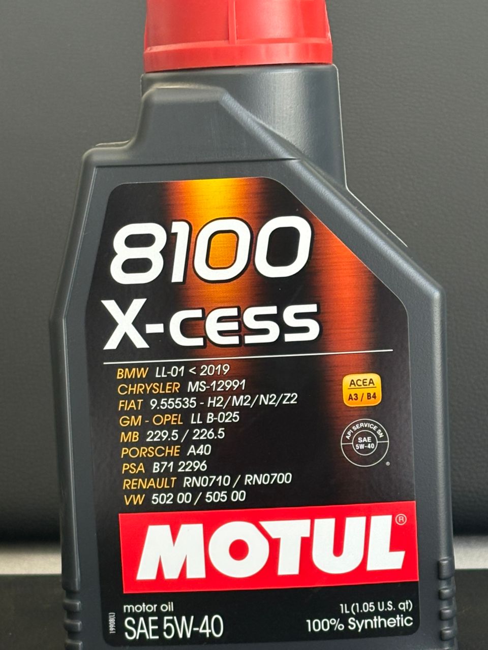 Huile motul 1L 5W40